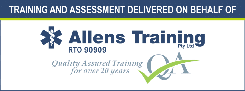first aid & cpr training delivered on behalf of Allens Training